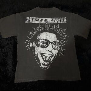 Black Graphic T-Shirt with Bold Design